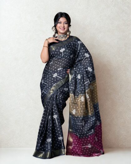 Mercerized Cotton Saree