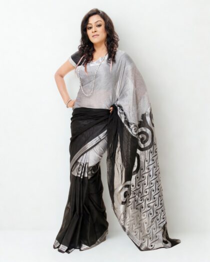 Mercerized Cotton Saree