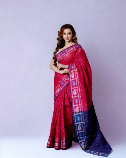 Mercerized Cotton Saree