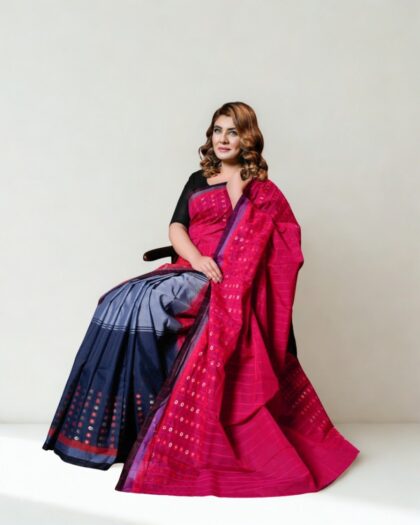 Mercerized Cotton Saree
