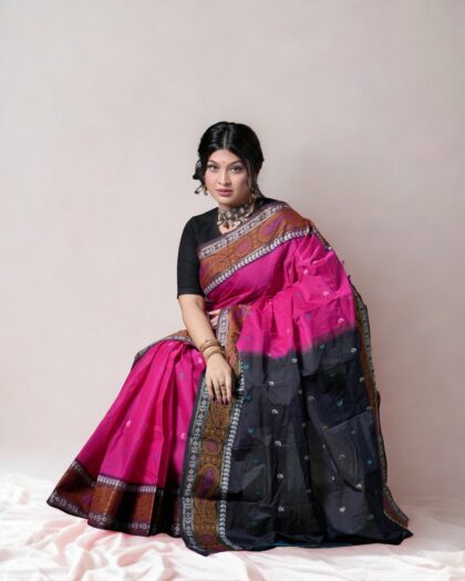 Mercerized Cotton Saree