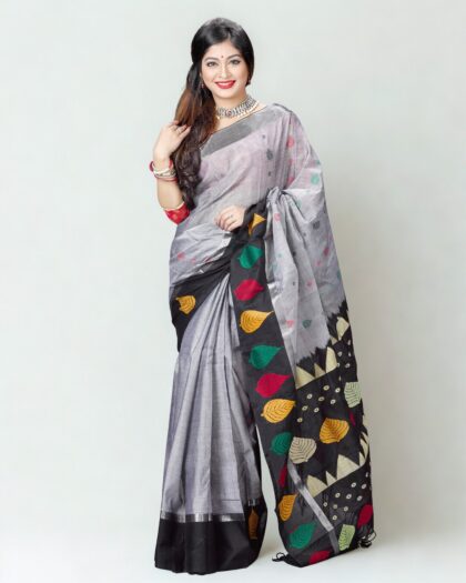 Mercerized Cotton Saree