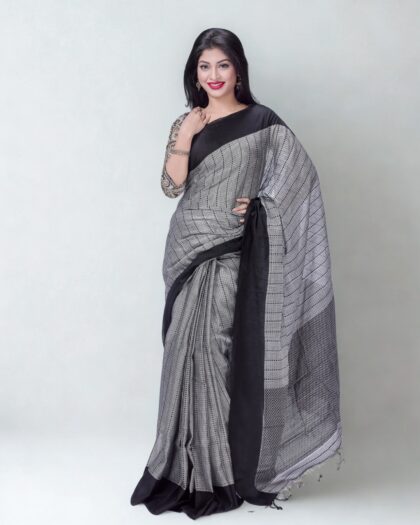 Mercerized Cotton Saree
