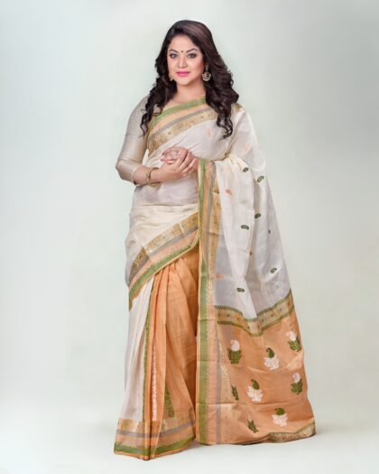 Mercerized Cotton Saree