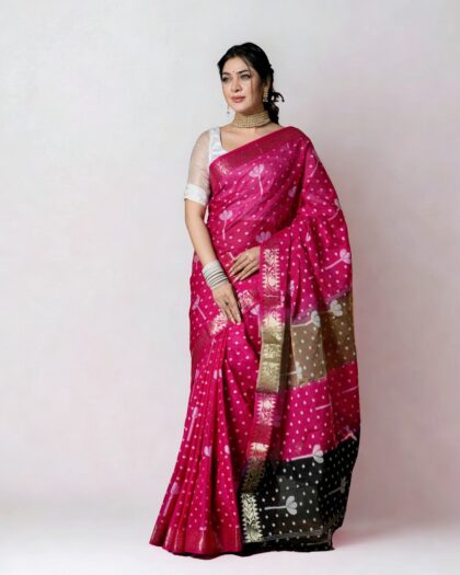 Mercerized Cotton Saree