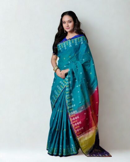 Mercerized Cotton Saree