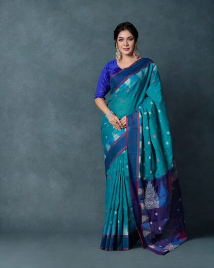 Mercerized Cotton Saree