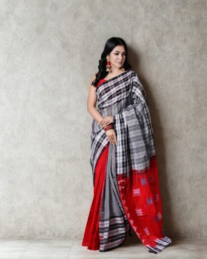 Mercerized Cotton Saree
