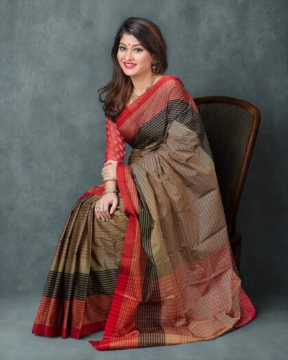 Mercerized Cotton Saree
