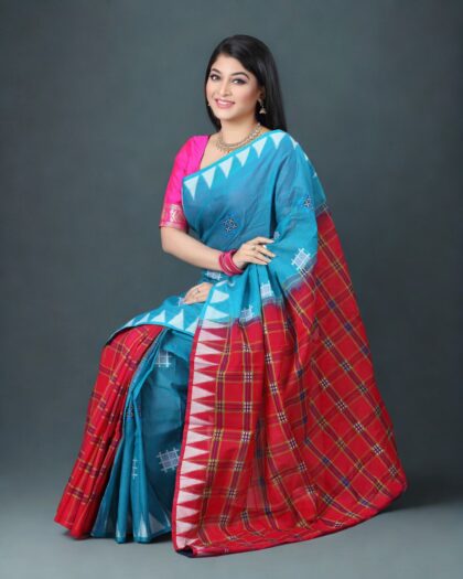 Mercerized Cotton Saree