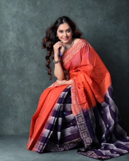 Mercerized Cotton Saree
