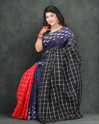 Mercerized Cotton Saree