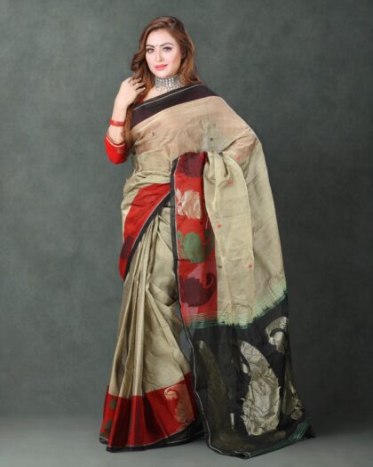 Mercerized Cotton Saree