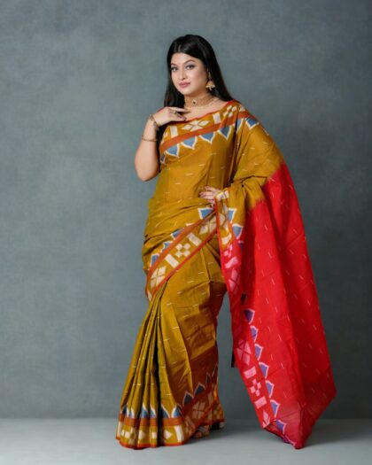 Mercerized Cotton Saree
