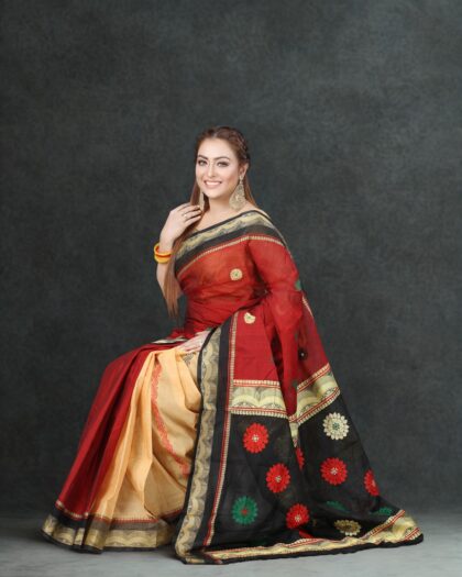 Mercerized Cotton Saree