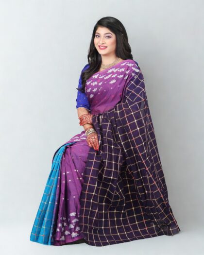 Mercerized Cotton Saree