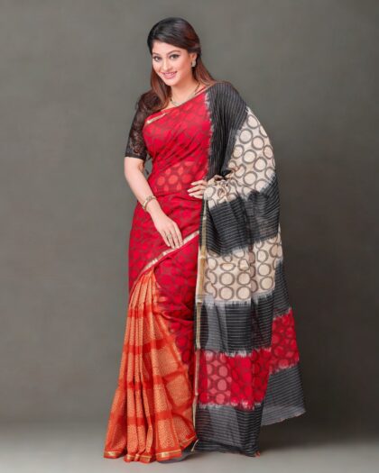 Mercerized Cotton Saree