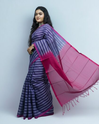 Mercerized Cotton Saree