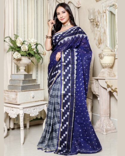 Mercerized Cotton Saree